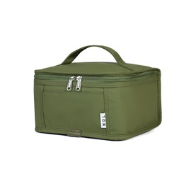 NOL Natural Organic Lifestyle Small Lunch Bag Mini Lunch Box Insulated Lunch Bag for Men/Women Leakproof Cooler Tote Bag Lightweight Nylon Waterproof Lunch Box For Work, Amy green