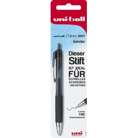 uni-ball 147296 - Gelroller Signo 207, 0,4 mm, schwarz, 1 Stück