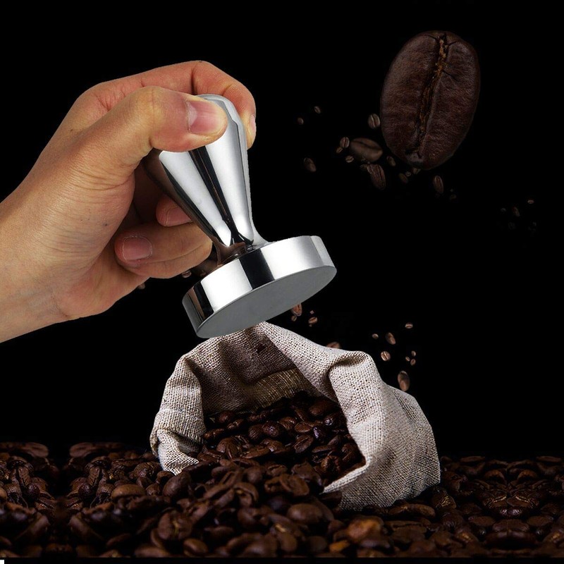 Coffee tamper 58mm Espresso Coffee Press with silicon mat