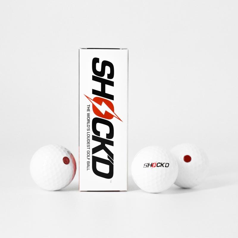 SHOCK'D Golf Balls - World's LOUDEST Golf Ball - Viral