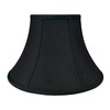 Royal Designs Shallow Bell Basic Lamp Shade, Black/Gold 8.5 x