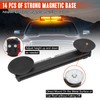 OPPBUY 12.2'' Wireless Roof Top Emergency Strobe Beacon Lights,High Brightness