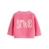 NEXT Smile Baby Cardigan with Button Closure, Pink Smile