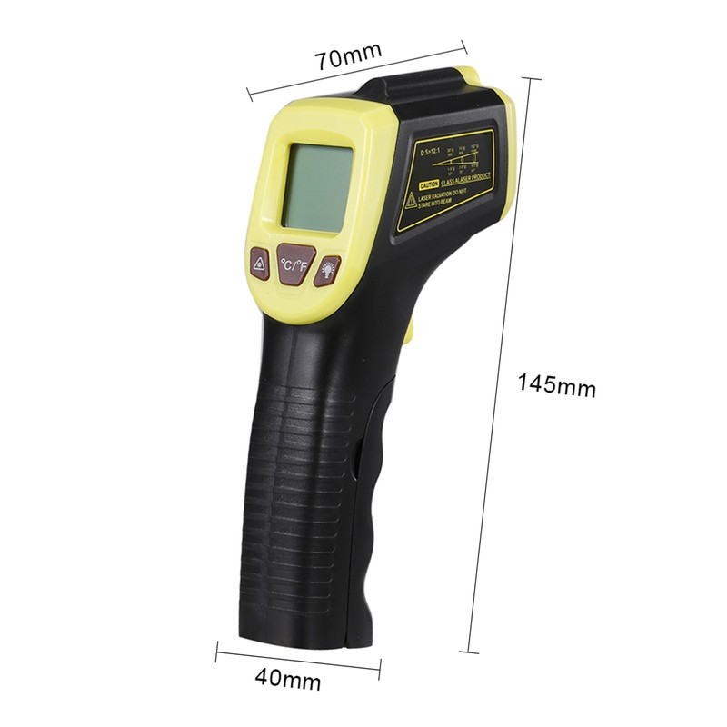 Infrared Thermometer, Non-Contact Digital Laser Temperature Gun -58°F to 1112°F