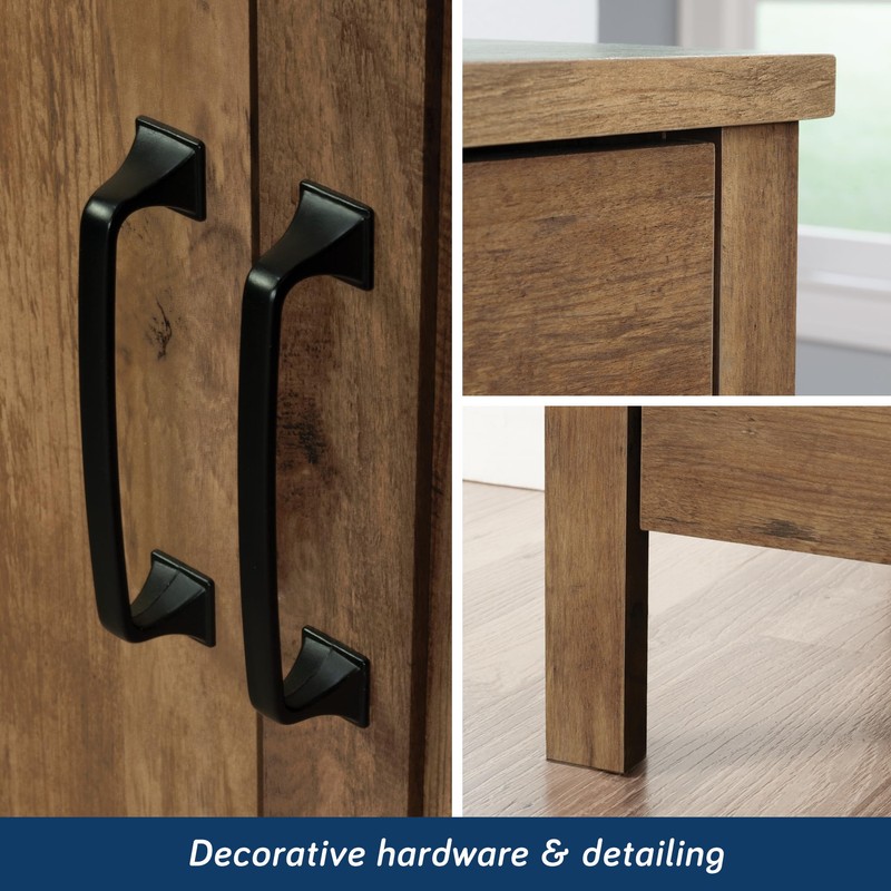 Sauder Miscellaneous Storage Cabinet, Rural Pine Finish