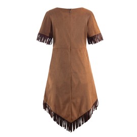 ReliBeauty Fancy Dress Costumes Children's Costume Girls with Headband, Necklaces and Other Accessories Carnival, 130 cm