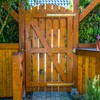 sourcing map 2 Inch Hook and Eye Latch, Barn Door