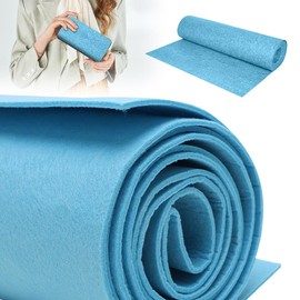 Felt Roll Felt Fabric 30 cm x 250 cm Sold by the Metre, 3 mm Thick, Felt Mat, Felt for DIY Storage Bag, Patchwork, Sewing, Felt for Crafts, Decoration, Light Blue