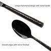 Kelenfer 18/10 Stainless Steel Flatware Set Hand Forged Silverware Set