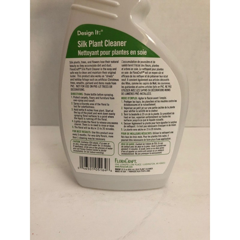 FloraCraft Silk Famous Plant Cleaner 22 Ounce-RARE-BRA