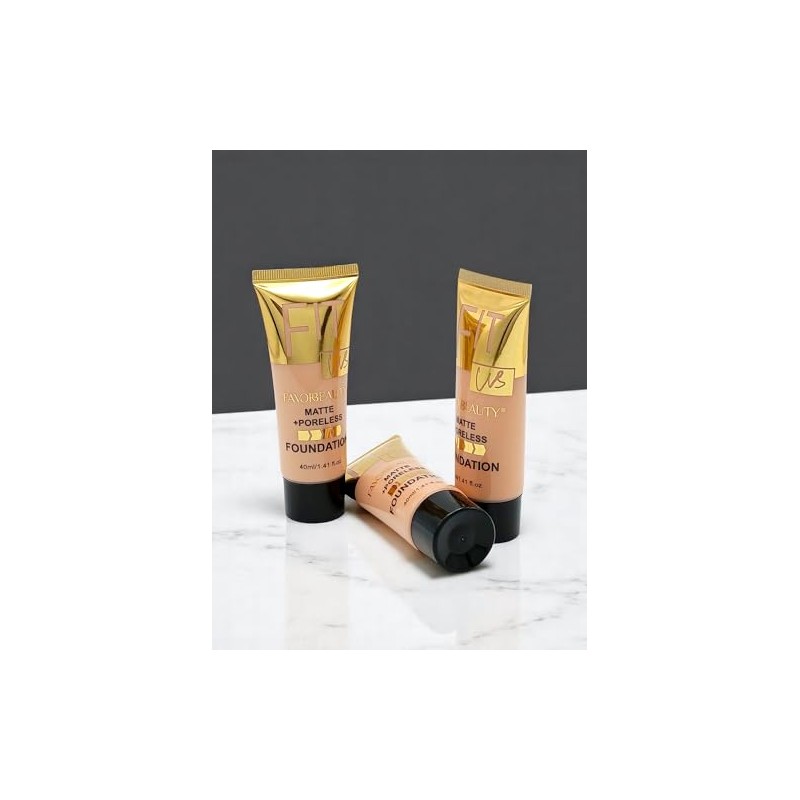 Bases de maquillaje liquida Matte Profesional 24 pzas, Resistente al