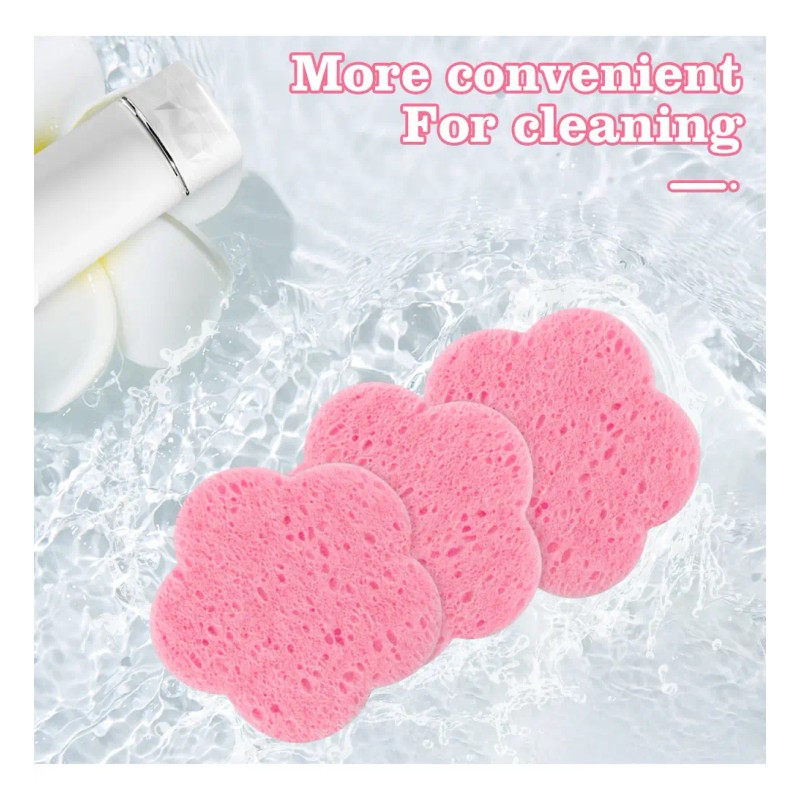 20 Pzs Esponja Facial Comprimida Para Limpieza Y Exfoliación