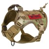 OneTigris Fire Watcher Tactical Dog Harness, MOLLE Safety Harness, Service