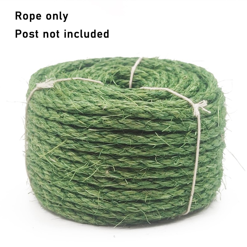 Natural Sisal Rope for Cat Scratcher, 1/4 Inch 32FT Sisal