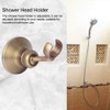 Shower Head Holder, Adjustable Brass Handheld Shower Head Holder Bracket