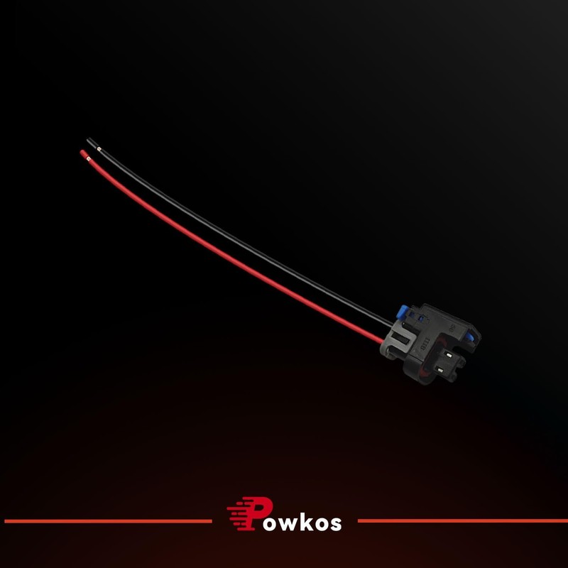 Powkos Truck Fuel Injector Connector Pigtail WPINJ31X8 Compatible with Chevy