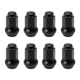 Tusk Tapered Lug Nut Kit 10mm x 1.25mm Thread Pitch (8-Pack) w/14mm Head Black