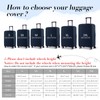 RainVillage Travel Luggage Cover Suitcase Protector Scratch-Resistant Fit 19-31 Inch