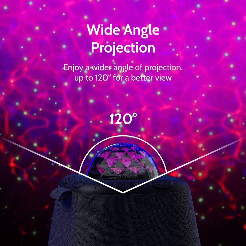 i-box Galaxy Projector, Bluetooth Speaker, Star Projector 6W Stereo Speakers,