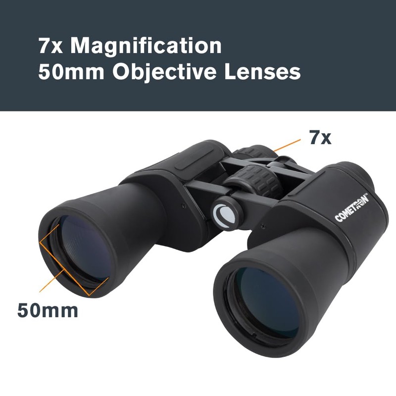 Celestron - Cometron 7x50 Astronomy Binoculars – Entry-Level for Stargazing