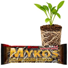 Xtreme Gardening Mykos Mycorrhizae for Plants 100g (3.5oz) – Granular Mycorrhizal Fungi Root Inoculant, OMRI Listed Organic Biofertilizer for Stronger Roots & Nutrient Uptake, Treats 20 Plants