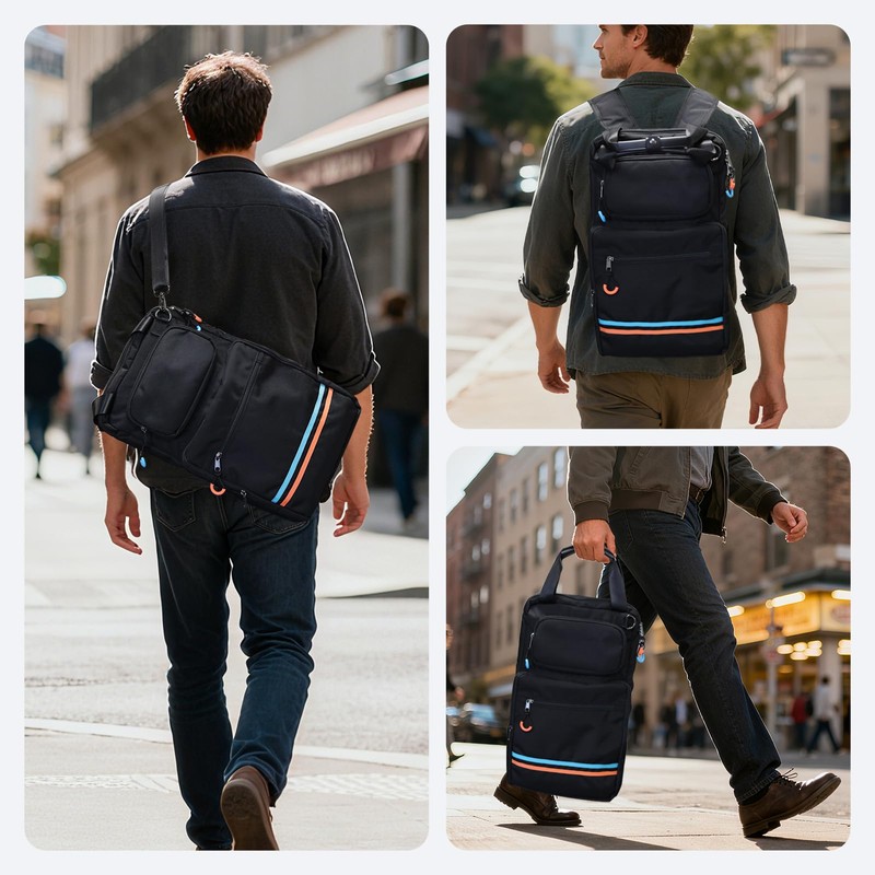 Yueidung Drumstick Bag, Drumstick Bag Holder with Handles and Detachable