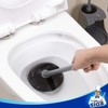 MR.SIGA Toilet Plunger and Bowl Brush Combo for Bathroom Cleaning,