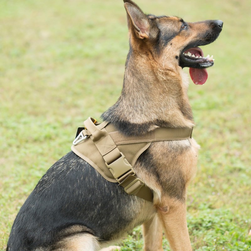 Excellent Elite Spanker Dog Harness, Military Nylon Harness, for Large
