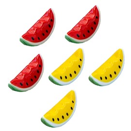 speed mao Cute Watermelon Watermelon Ceramic Chopsticks Rest Caratory, 2 Colors, Set of 6