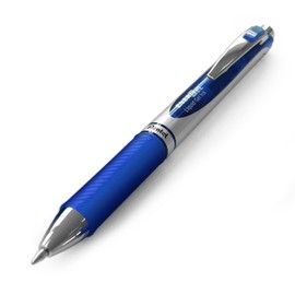 Pentel Pentel, EnerGel XM BL77, einschiebbarer flüssiger Gelschreiber, 0,7 mm, 54 % recycelt, 12 Stück blau