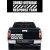 FGD Zombie Response Team Large Tailgate Vinyl Decal 24" X