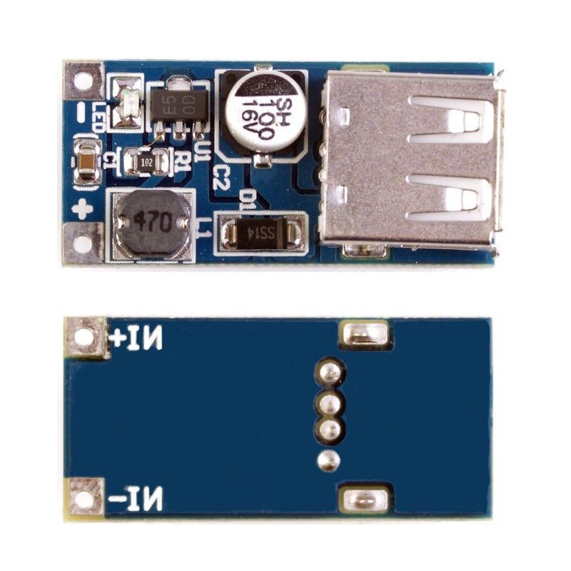 DC-DC Step Up Boost Converter Module 0.9V-5V to 5V 600MA