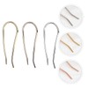 Vaguelly 3pcs U Shaped Hairpins for Women Simple Style Hair