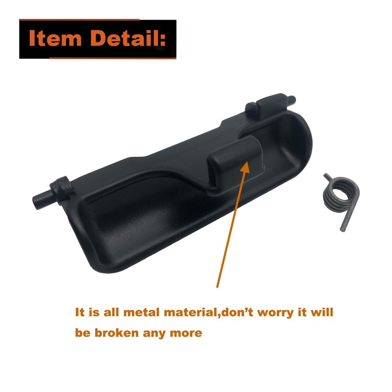 HONGFULY Center Console Latch fit for Acura RDX 2013-2018, Metal,