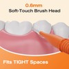 Annauiy I-Shaped Interdental Brushes, Narrow 40 Pieces, 0.6 mm Teeth