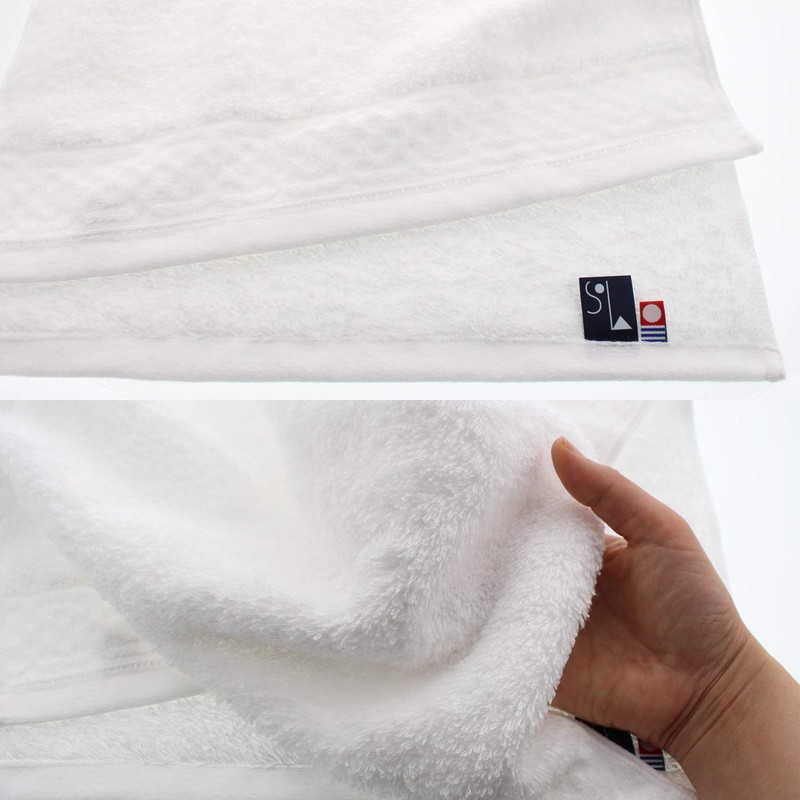 Top Factory Imabari Wash Towel SOLA Sora White Approx. 13.4