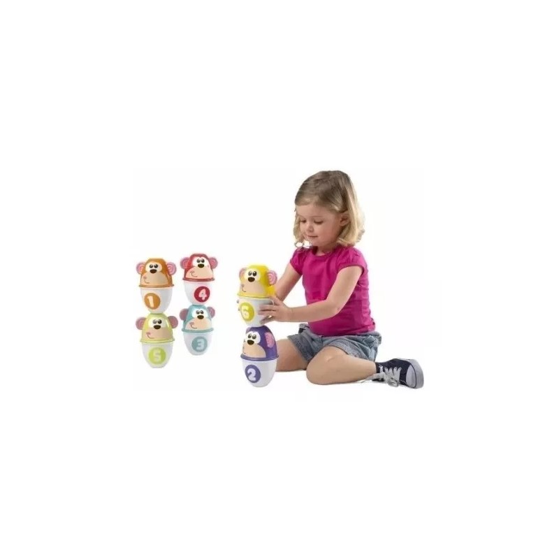 Chicco Juego De Boliche Monkeys Strike Marca Chicco 2 En