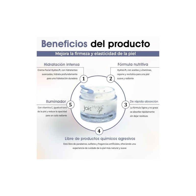 Be Joie Hydralift Crema Facial con Milis de Caviar