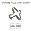 Zenker 44862 Airplane Cookie Cutter Stainless Steel