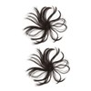 VICASKY 2pcs Hair Toppers for Women Short Synthetic Hair for