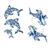 2 Sheets Tribal Tattoo Tribal Whale Tattoo Maori Dolphin Tattoo