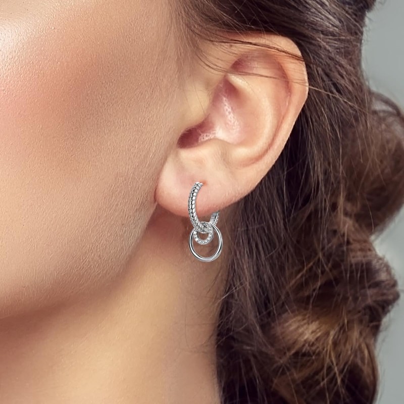 LAZA 925 Sterling Silver Dangle Drop Earrings for Women Gold