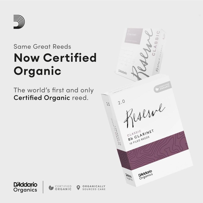 D'Addario WoodWinds Dadario Lead for Bb Clarinet, USDA Organic Certified,