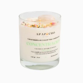 Fuwu, velas aromaticas relajantes de cera de soya con cuarzos naturales, velas decorativas hechas a mano con hierbas de olor, aromatizantes para hogar, velas aromaticas (Cítricos con menta)