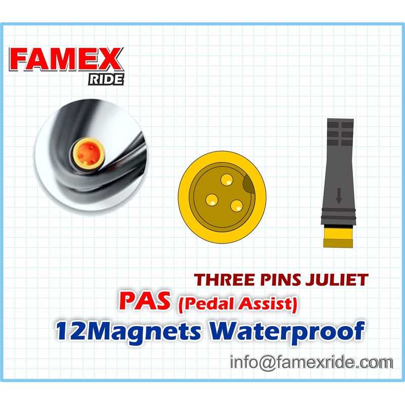 FAMEX RIDE E-Bike PAS Pedals Sensor Power Assist Sensor Waterproof