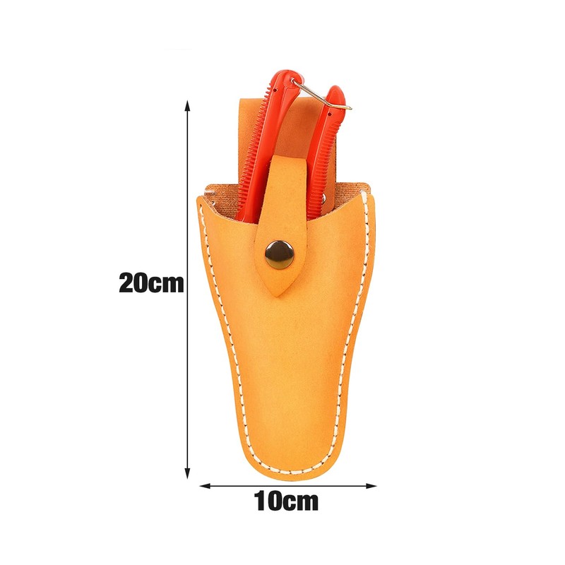 HIXNUG Leather Sheath Tool Pruner Holster PU Leather Holster Protective