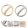 Healvian 2pcs Geometric Metal Circle Hair Clips for Women Spring
