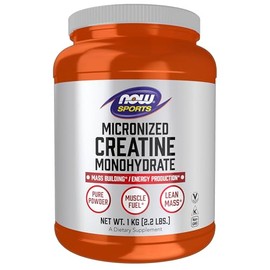 Now Sports Nutrition, Micronized Creatine Powder 500 g, Mass Building*/Energy Production*, 1 kg.