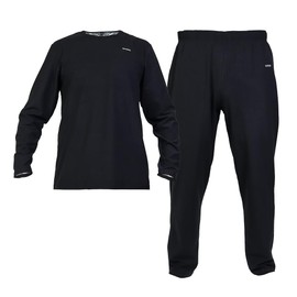 GMOOD Strong Sweat Gym & Training Wear, Sweat Inner, Aluminum Vapor Deposition Print, Long Sleeve, Long Pants Top and Bottom Set, Gym Wear by