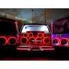 JHB Pair 8" Bluetooth Remote RGB LED Rings Lights for